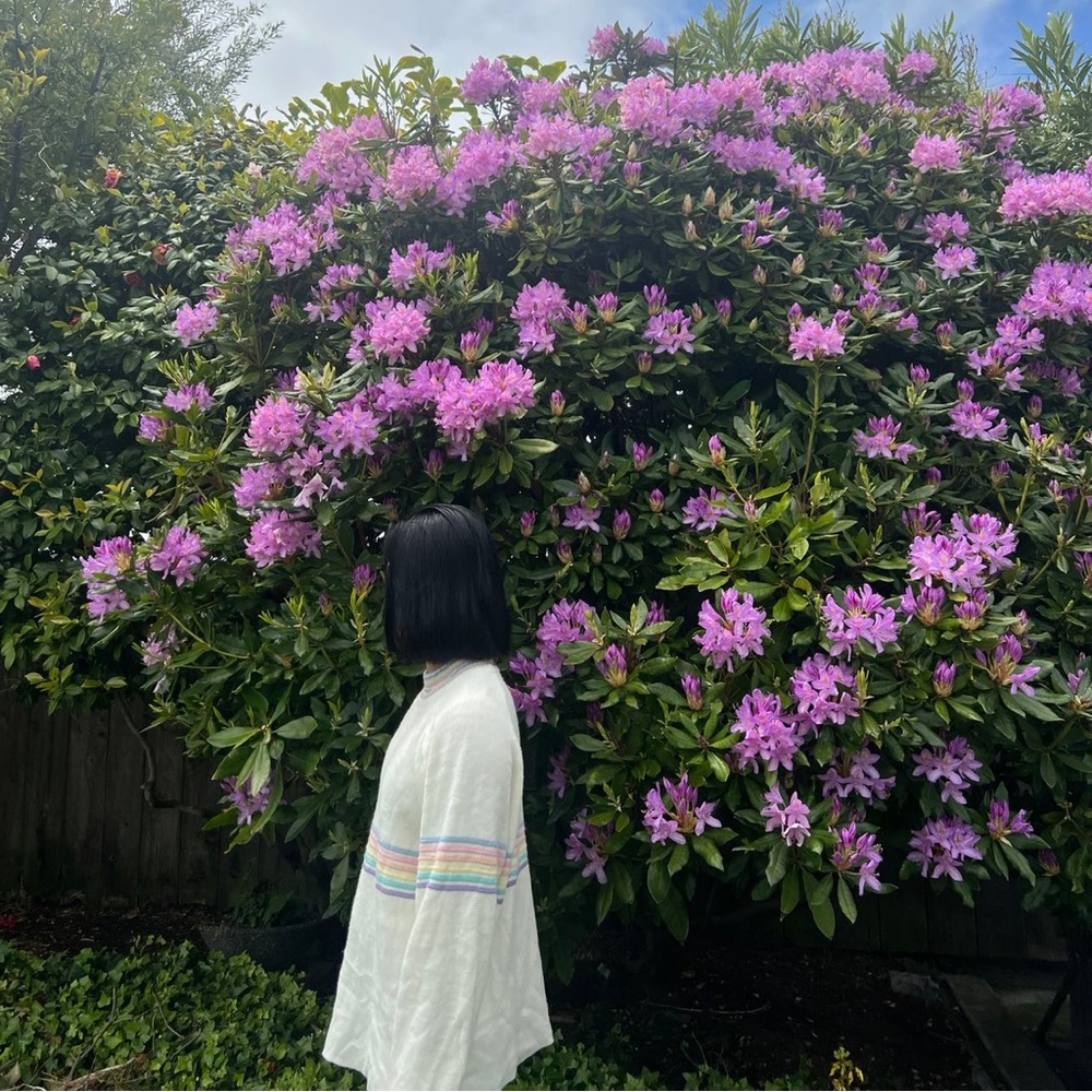 UNIF pastel stripe prisma sweater